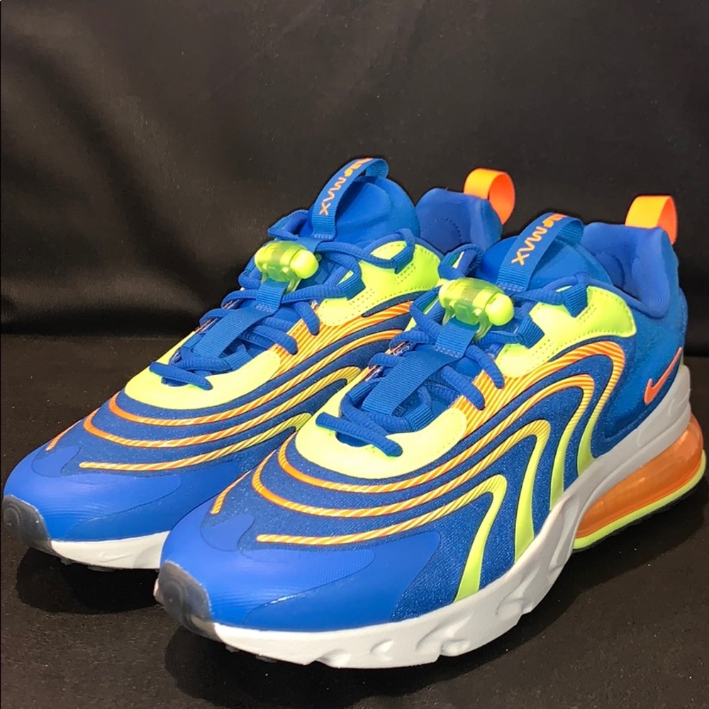 Nike Air Max 270 React ENG Blue/Lime/Orange